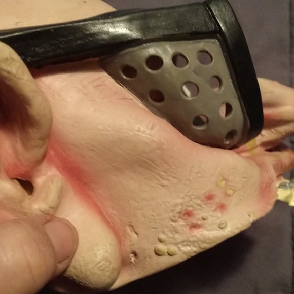 Halloween Mask Dude with Braces & Thick Glasses - Picture 8 of 10